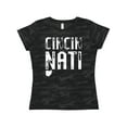 thumbnail image 1 of Inktastic Cincinnati, Ohio Distressed Font Women's T-Shirt, 1 of 5