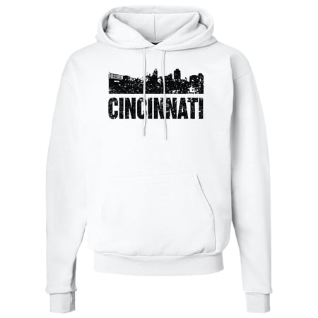 Inktastic Cincinnati Skyline Grunge Adult Hoodie Sweatshirt
