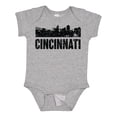 thumbnail image 1 of Inktastic Cincinnati Skyline Grunge Boys or Girls Baby Bodysuit, 1 of 5