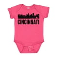 thumbnail image 1 of Inktastic Cincinnati Skyline Grunge Boys or Girls Baby Bodysuit, 1 of 5