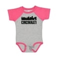 thumbnail image 1 of Inktastic Cincinnati Skyline Grunge Boys or Girls Baby Bodysuit, 1 of 5