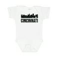 thumbnail image 1 of Inktastic Cincinnati Skyline Grunge Boys or Girls Baby Bodysuit, 1 of 5