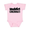 thumbnail image 1 of Inktastic Cincinnati Skyline Grunge Boys or Girls Baby Bodysuit, 1 of 5