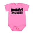 thumbnail image 1 of Inktastic Cincinnati Skyline Grunge Boys or Girls Baby Bodysuit, 1 of 5