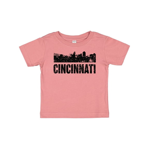 Inktastic Cincinnati Skyline Grunge Boys or Girls Baby T-Shirt