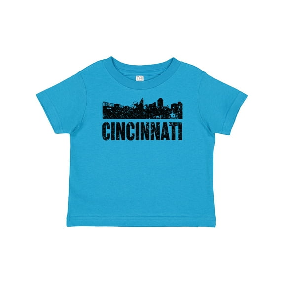 Inktastic Cincinnati Skyline Grunge Boys or Girls Baby T-Shirt