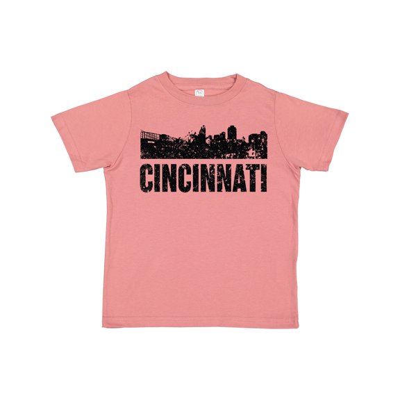 Inktastic Cincinnati Skyline Grunge Boys or Girls Toddler T-Shirt