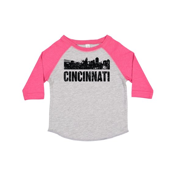 Inktastic Cincinnati Skyline Grunge Boys or Girls Toddler T-Shirt