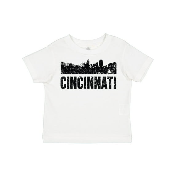 Inktastic Cincinnati Skyline Grunge Boys or Girls Toddler T-Shirt