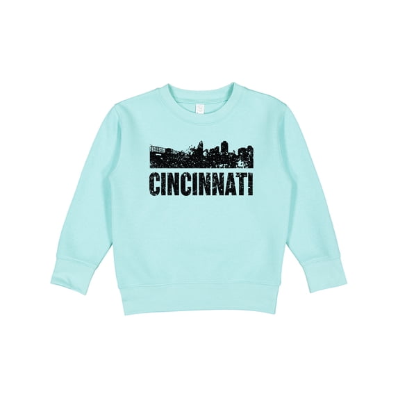 Inktastic Cincinnati Skyline Grunge Toddler Sweatshirt