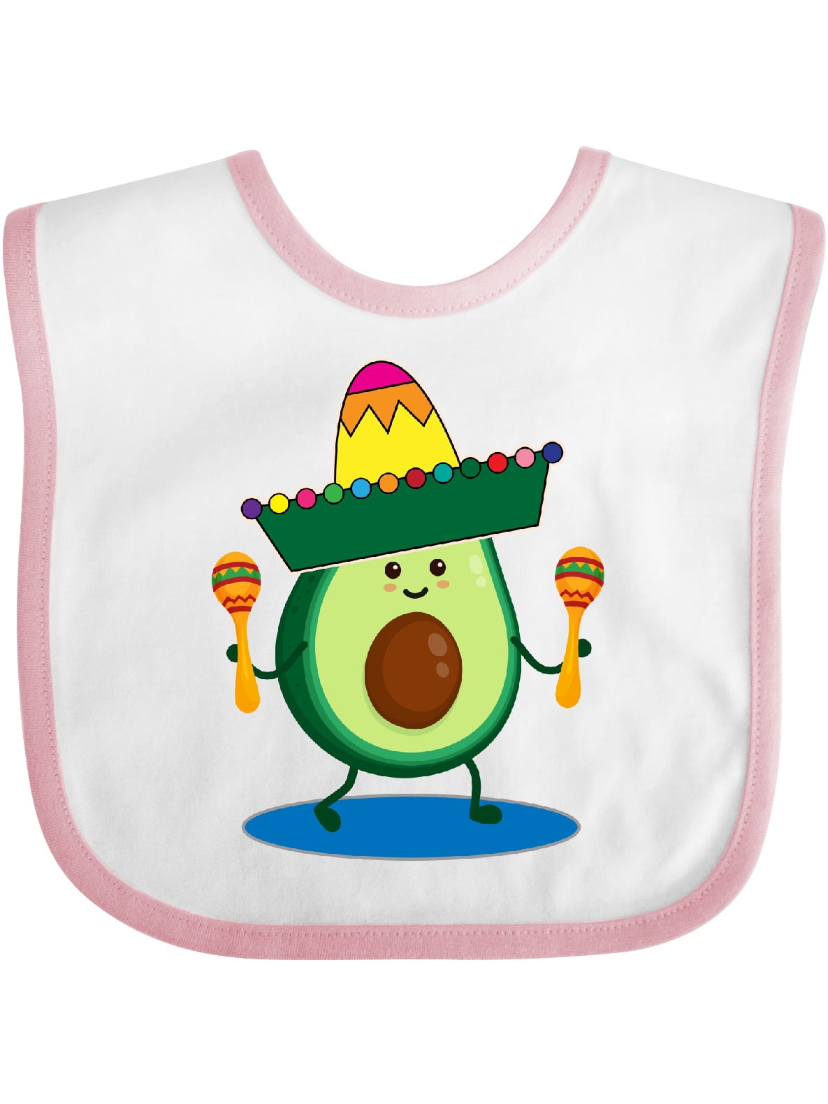 Inktastic Cinco De Mayo Baby Clothes Avocado Boys or Girls Baby Bib