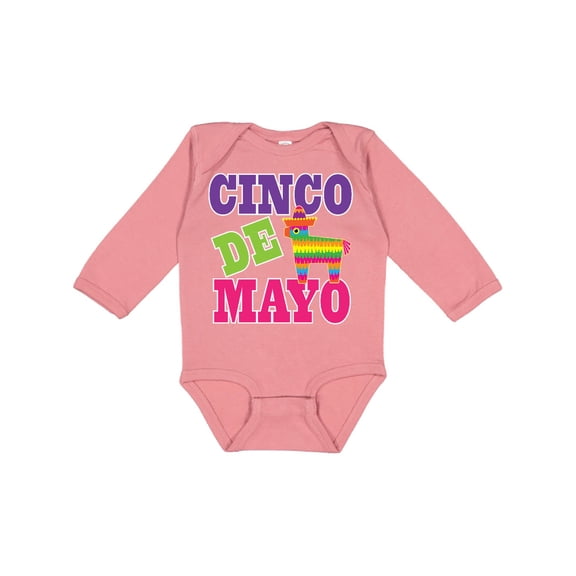Inktastic Cinco De Mayo Cute Fiesta Pinata Boys or Girls Long Sleeve Baby Bodysuit