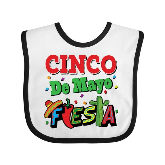 Inktastic Cinco De Mayo Fiesta Party Boys or Girls Baby Bib