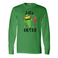 thumbnail image 1 of Inktastic Cinco De Mayo Let's Fiesta Cute Cactus with Sombrero Long Sleeve T-Shirt, 1 of 5