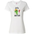 thumbnail image 1 of Inktastic Cinco De Mayo Let's Fiesta Cute Cactus with Sombrero Women's T-Shirt, 1 of 5