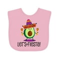 thumbnail image 1 of Inktastic Cinco De Mayo Lets Fiesta Avocado Boys or Girls Baby Bib, 1 of 4