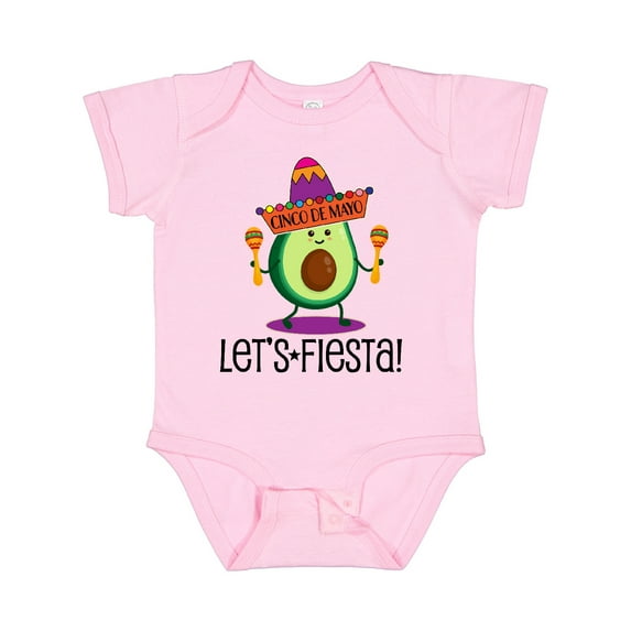 Inktastic Cinco De Mayo Lets Fiesta Avocado Boys or Girls Baby Bodysuit