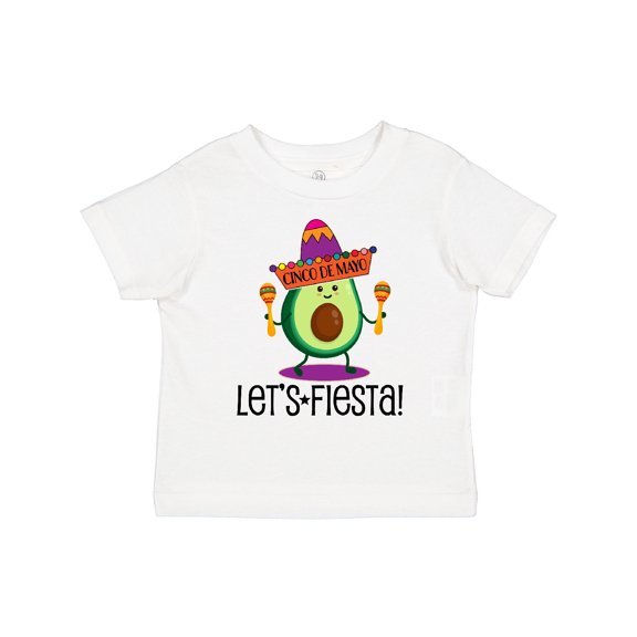 Inktastic Cinco De Mayo Lets Fiesta Avocado Boys or Girls Toddler T-Shirt