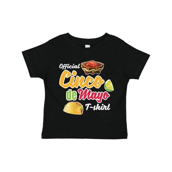Inktastic Cinco De Mayo Official Tshirt Funny Pun with Taco Salso and Lime Boys or Girls Toddler T-Shirt