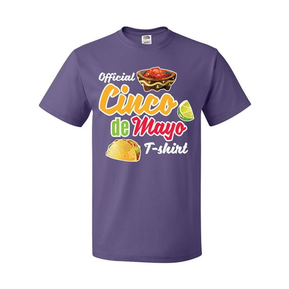 Inktastic Cinco De Mayo Official Tshirt Funny Pun with Taco Salso and Lime T-Shirt