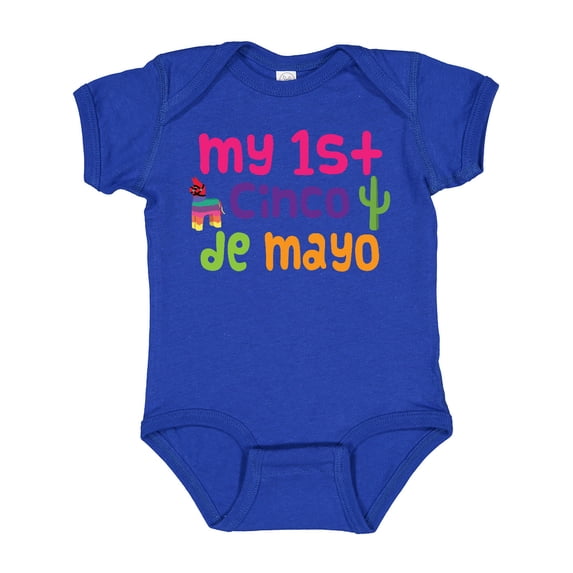 Inktastic Cinco De Mayo Party Babys 1st Boys or Girls Baby Bodysuit