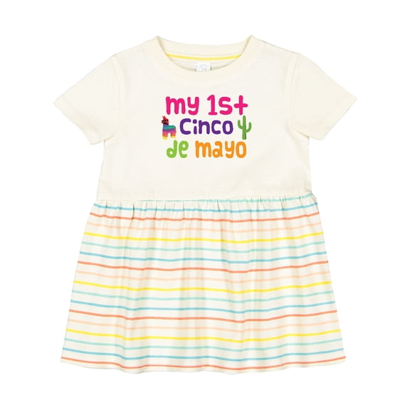Inktastic Cinco De Mayo Party Babys 1st Girls Baby Dress