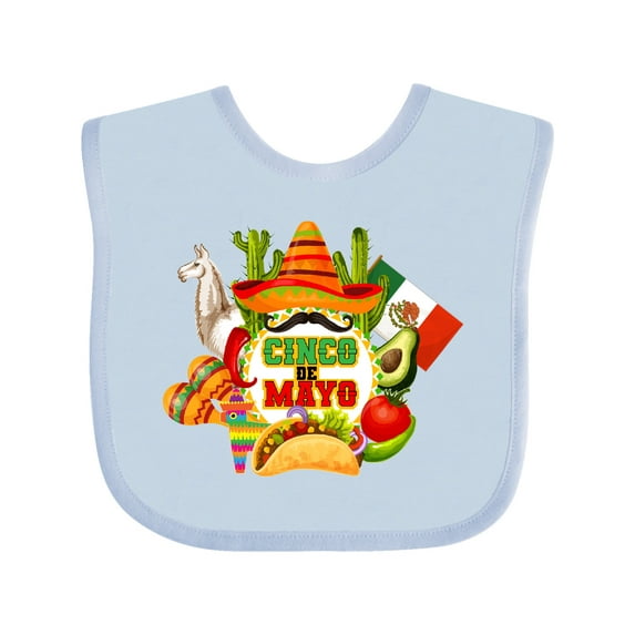 Inktastic Cinco De Mayo Party Boys or Girls Baby Bib