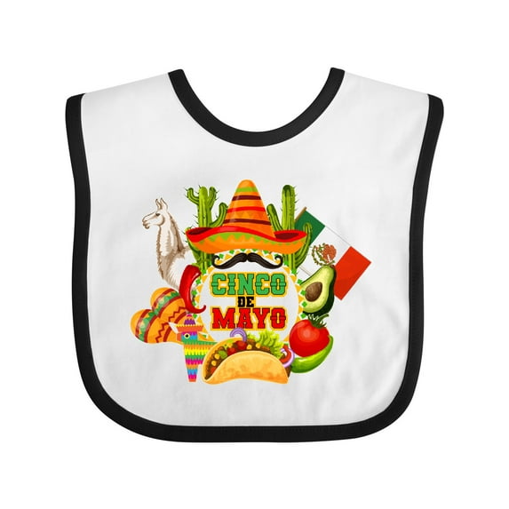 Inktastic Cinco De Mayo Party Boys or Girls Baby Bib