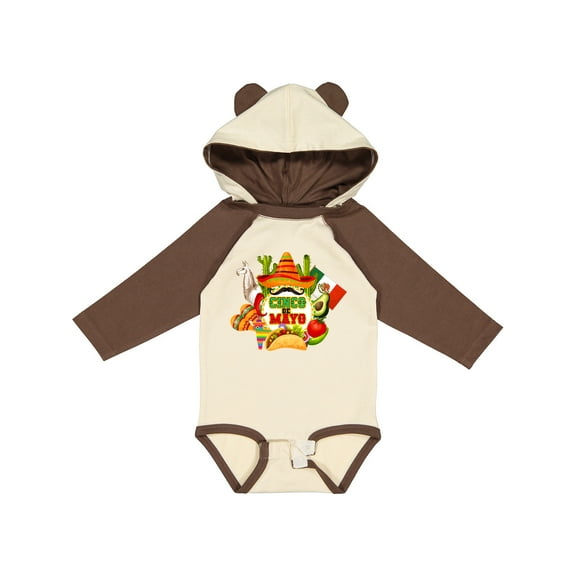 Inktastic Cinco De Mayo Party Boys or Girls Long Sleeve Baby Bodysuit