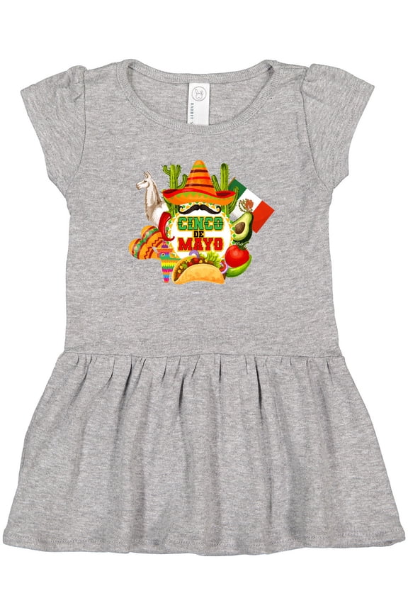 Cinco De Mayo Party Girls Toddler Dress