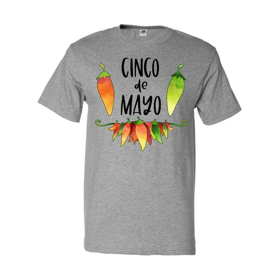 Inktastic Cinco De Mayo Peppers T-Shirt