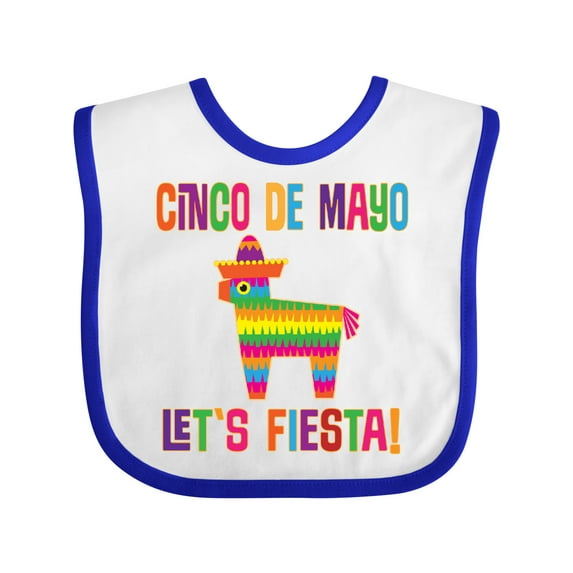 Inktastic Cinco De Mayo Pinata Lets Fiesta Girls Baby Bib