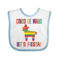 thumbnail image 1 of Inktastic Cinco De Mayo Pinata Lets Fiesta Girls Baby Bib, 1 of 4