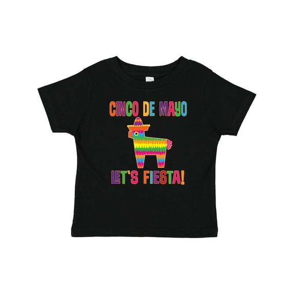 Inktastic Cinco De Mayo Pinata Lets Fiesta Girls Baby T-Shirt