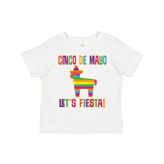 Inktastic Cinco De Mayo Pinata Lets Fiesta Girls Toddler T-Shirt