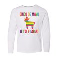 thumbnail image 1 of Inktastic Cinco De Mayo Pinata Lets Fiesta Long Sleeve Youth T-Shirt, 1 of 5