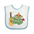 thumbnail image 1 of Inktastic Cinco De Mayo with Guitar and Sombrero Boys or Girls Baby Bib, 1 of 4
