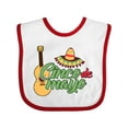 thumbnail image 1 of Inktastic Cinco De Mayo with Guitar and Sombrero Boys or Girls Baby Bib, 1 of 4