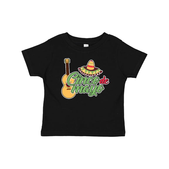 Inktastic Cinco De Mayo with Guitar and Sombrero Boys or Girls Baby T-Shirt