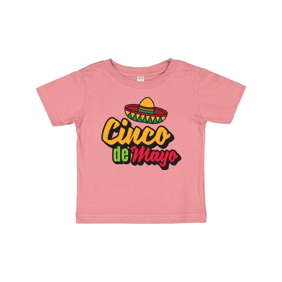 Inktastic Cinco De Mayo with Sombrero Boys or Girls Baby T-Shirt