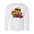 thumbnail image 1 of Inktastic Cinco De Mayo with Sombrero Long Sleeve Youth T-Shirt, 1 of 5
