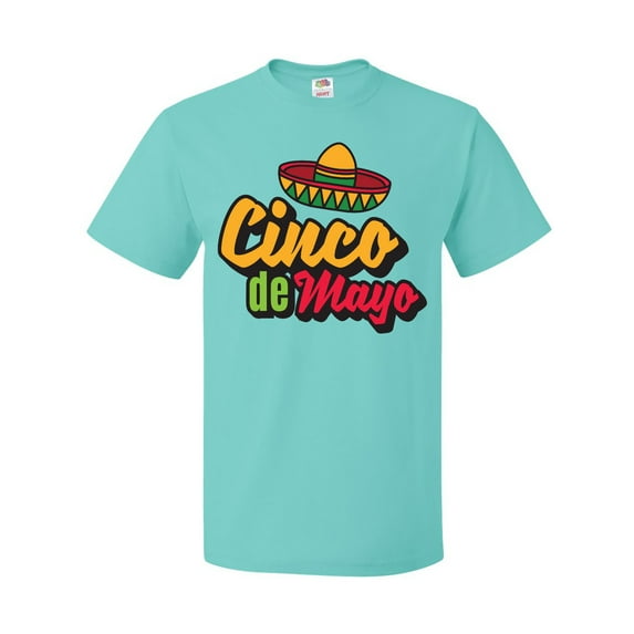 Inktastic Cinco De Mayo with Sombrero T-Shirt