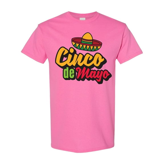 Inktastic Cinco De Mayo with Sombrero T-Shirt