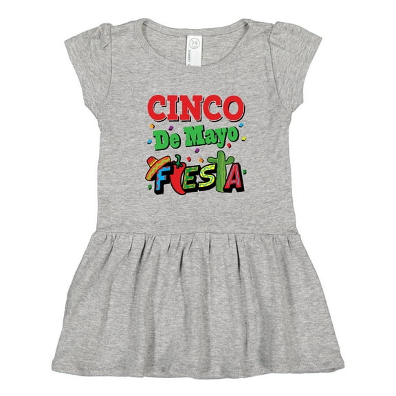 Inktastic Cinco de Mayo Fiesta Party Girls Toddler Dress
