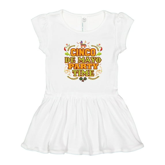 Inktastic Cinco de Mayo Party Girls Toddler Dress