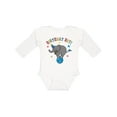 thumbnail image 1 of Inktastic Circus Elephant 1st Birthday Boy Boys Long Sleeve Baby Bodysuit, 1 of 5