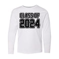 thumbnail image 1 of Inktastic Class of 2024 Long Sleeve Youth T-Shirt, 1 of 5