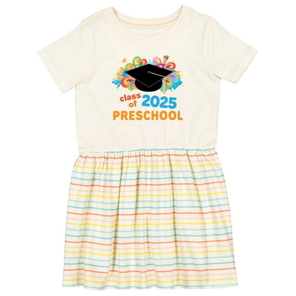 Inktastic Class of 2025 Preschool Prek Graduate Girls Toddler Dress