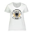 thumbnail image 1 of Inktastic Class of 2027 the Adventure Begins with Graduation Cap Women's Plus Size T-Shirt, 1 of 5