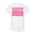 thumbnail image 1 of Inktastic Class of 2029 Pink T-Shirt, 1 of 5